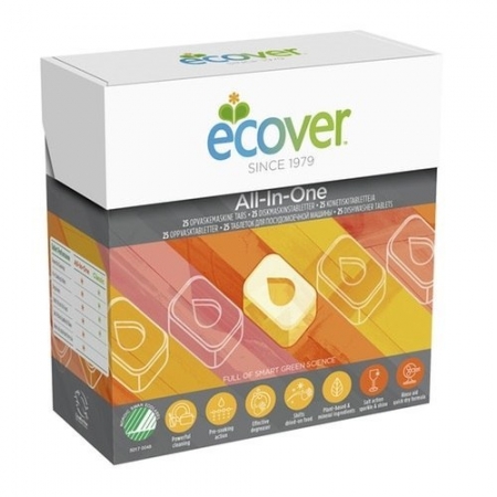 ECOVER Tabletki do zmywarki All-in-one 500g 25 szt